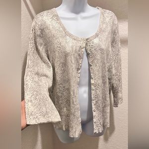 White House black market sequin sweater
